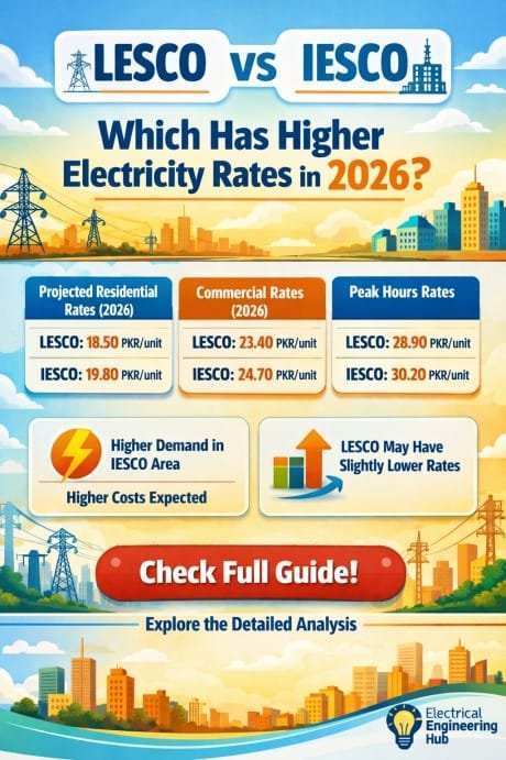 LESCO vs IESCO Which Has Higher Electricity Rates in 2026