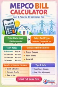 MEPCO Bill Calculator Easy Accurate Bill Estimation Tool MEPCO Bill Calculator