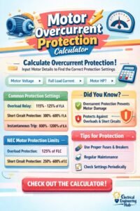 Motor Overcurrent Protection Calculator