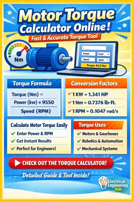 Motor Torque Calculator Online
