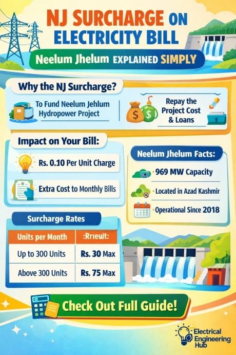 NJ Surcharge on Electricity Bill — Neelum Jhelum Explained Simply