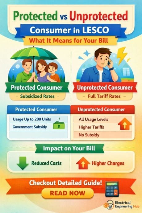 Protected vs Unprotected Consumer in LESCO — What It Means for Your Bill