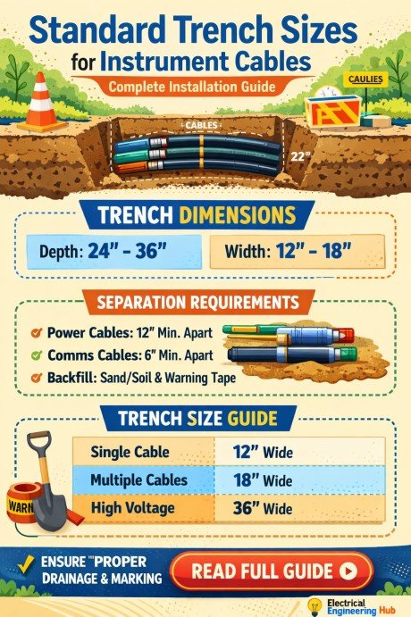 Standard Trench Sizes for Instrument Cables 1 Standard Trench Sizes for Instrument Cables Complete Installation Guide