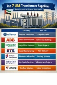 Top 7 Transformers Assembly Suppliers in UAE Best Industrial Power Solutions