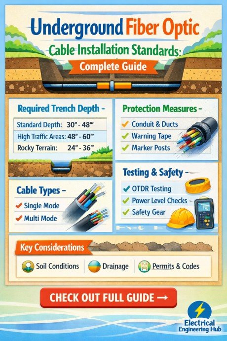 Underground Fiber Optic Cable Installation Standards: Best Guide 1 Underground Fiber Optic Cable Installation Standards Complete Guide