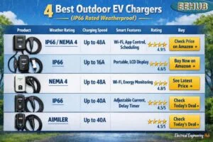 Home 34 4 Best Outdoor EV Chargers (IP66 Rated Weatherproof)
