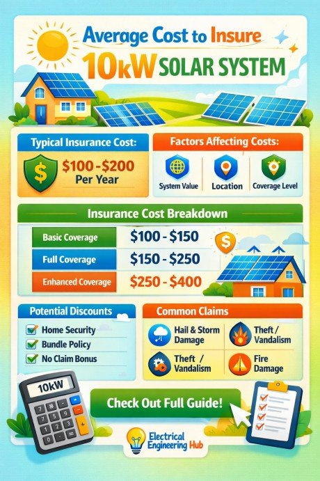 Average Cost to Insure 10KW Solar System