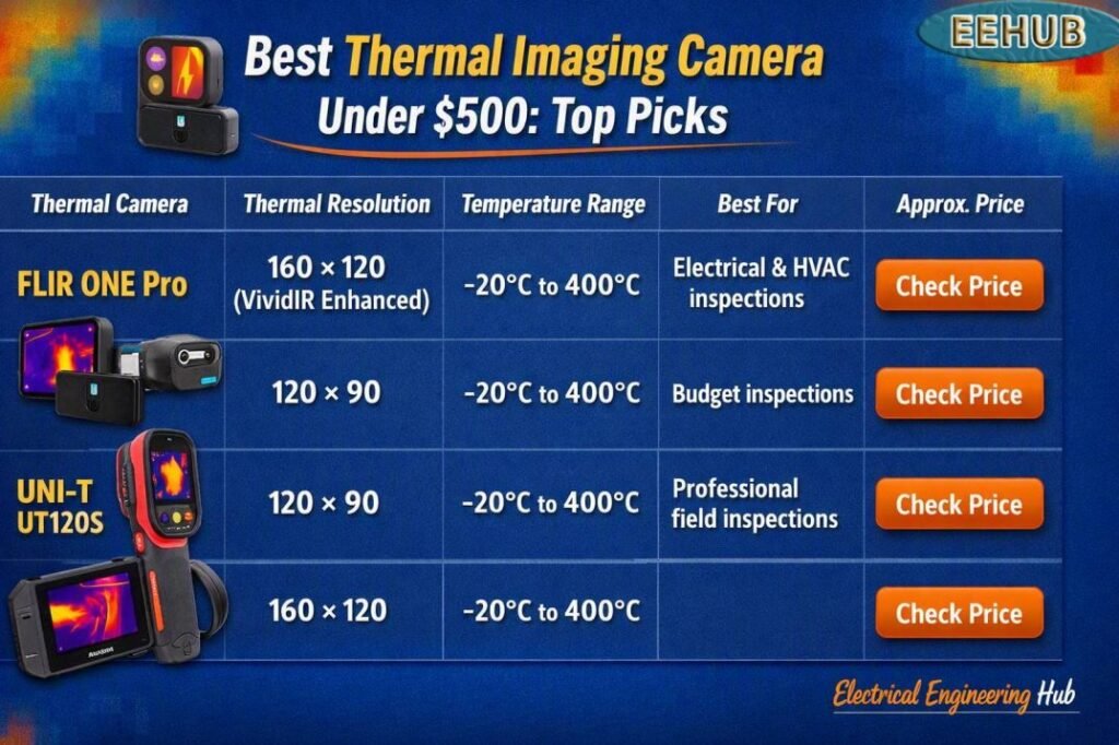 Best Thermal Imaging Camera Under $500: Top Picks 1 Best Thermal Imaging Camera Under $500 Top Picks