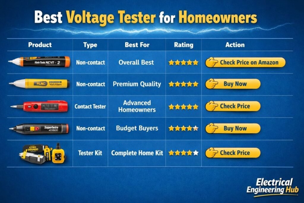 Best Voltage Tester for Homeowners 1 Best Voltage Tester for Homeowners