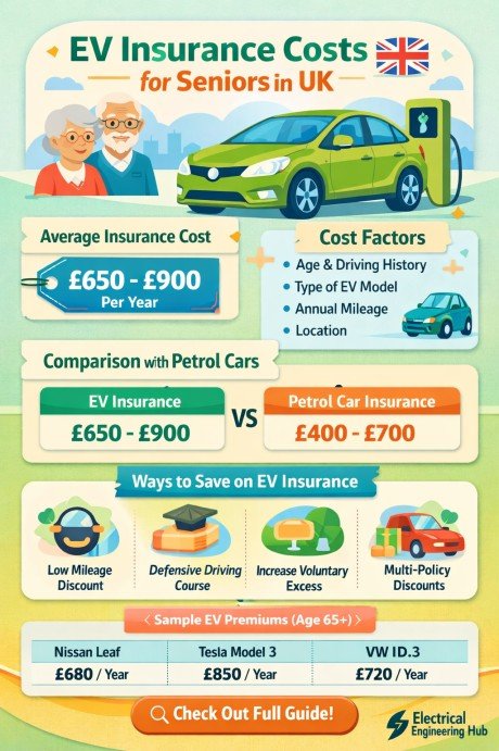 EV Insurance Costs for Seniors in UK
