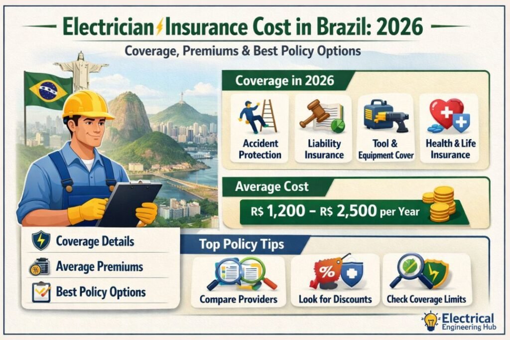 Electrician Insurance Cost in Brazil 2026 Coverage, Premiums & Best Policy Options