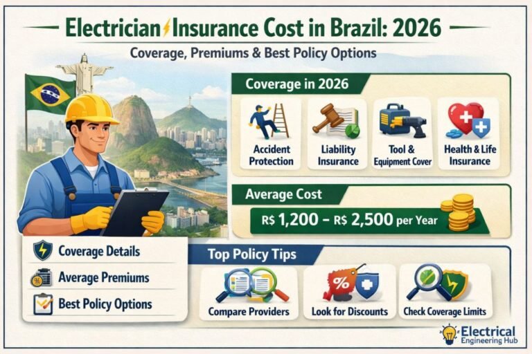 Electrician Insurance Cost in Brazil: 2026 Coverage, Premiums & Best Policy Options 1 Electrician Insurance Cost in Brazil 2026 Coverage, Premiums & Best Policy Options