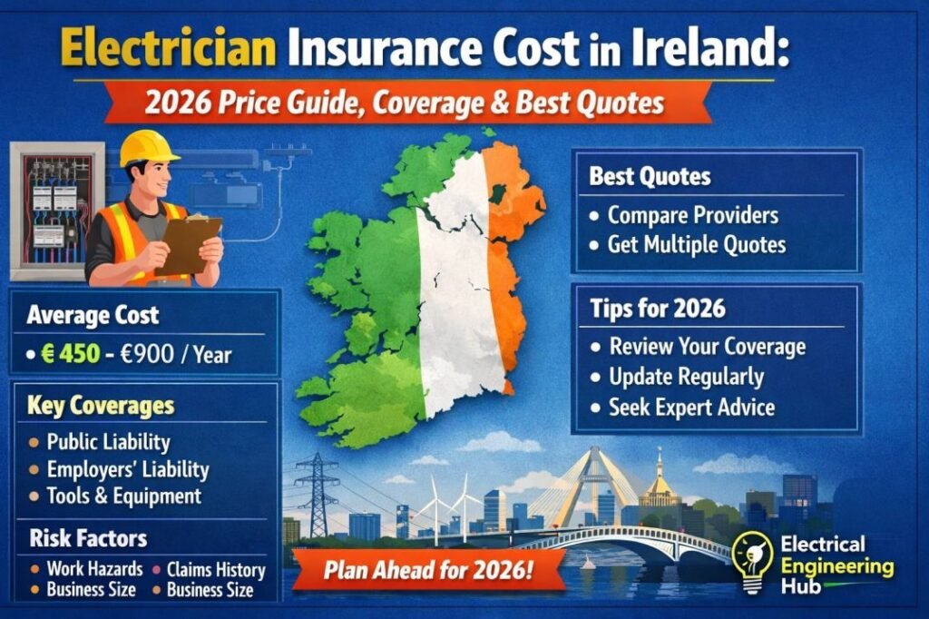 Electrician Insurance Cost in Ireland 2026 Price Guide, Coverage & Best Quotes