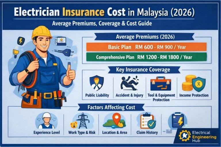 Electrician Insurance Cost in Malaysia (2026) 1 Electrician Insurance Cost in Malaysia (2026)