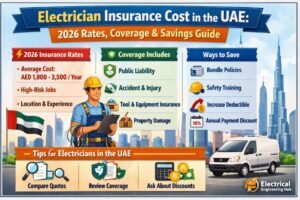 Home 48 Electrician Insurance Cost in the UAE 2026 Rates, Coverage & Savings Guide