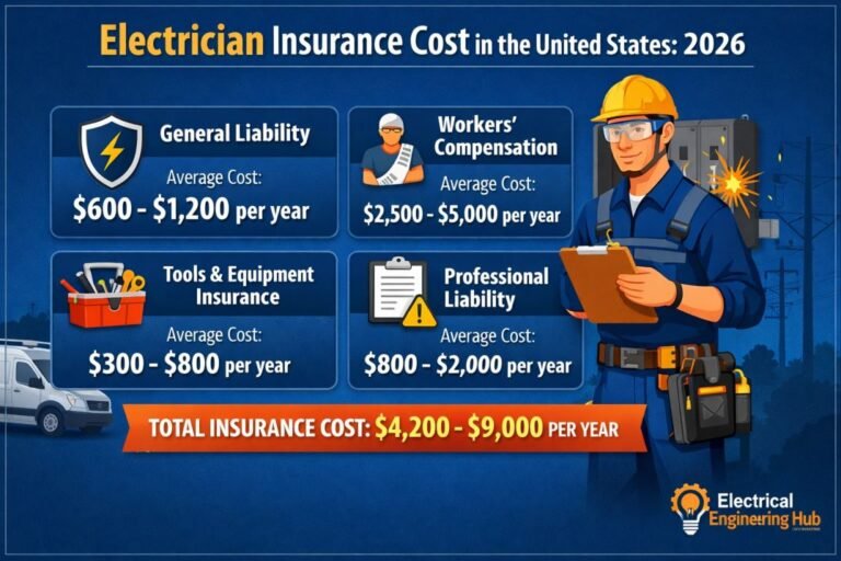 Electrician Insurance Cost in the United States 2026