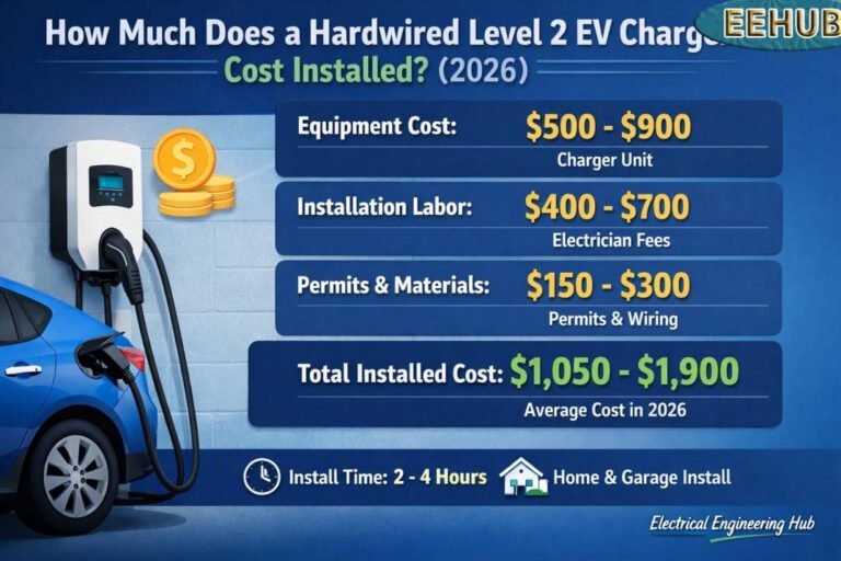How Much Does a Hardwired Level 2 EV Charger Cost Installed (2026)