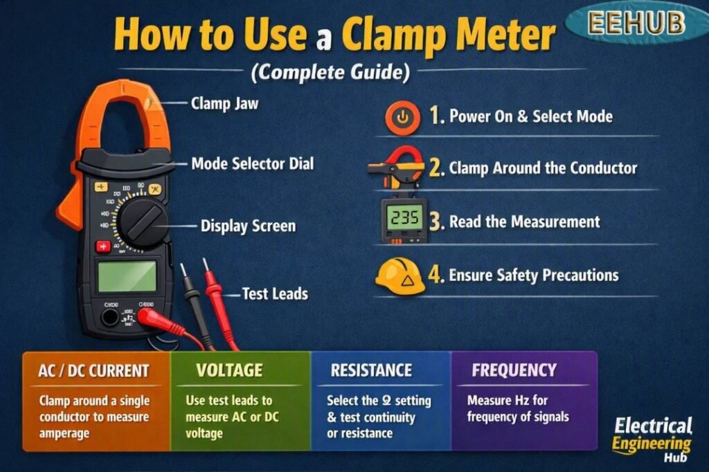 How to Use a Clamp Meter (Complete Guide)