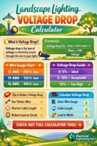 Landscape Lighting Voltage Drop Calculator Landscape Lighting Voltage Drop Calculator