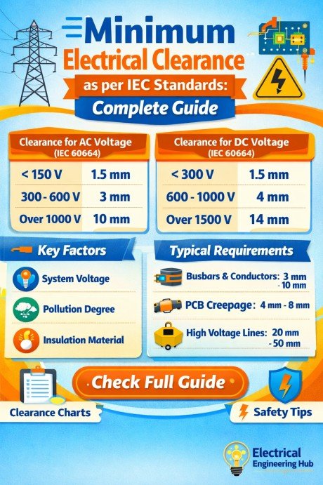 Minimum Electrical Clearance as per IEC Standards Complete Guide