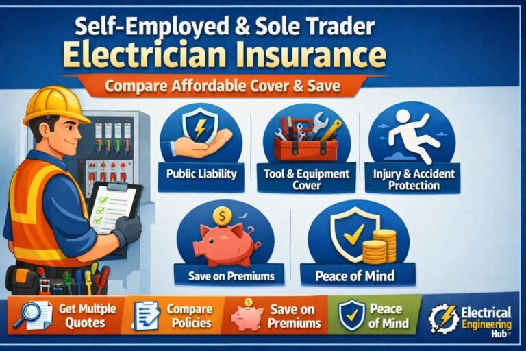 Self-Employed & Sole Trader Electrician Insurance: Compare Affordable Cover & Save 1 Self-Employed & Sole Trader Electrician Insurance Compare Affordable Cover & Save