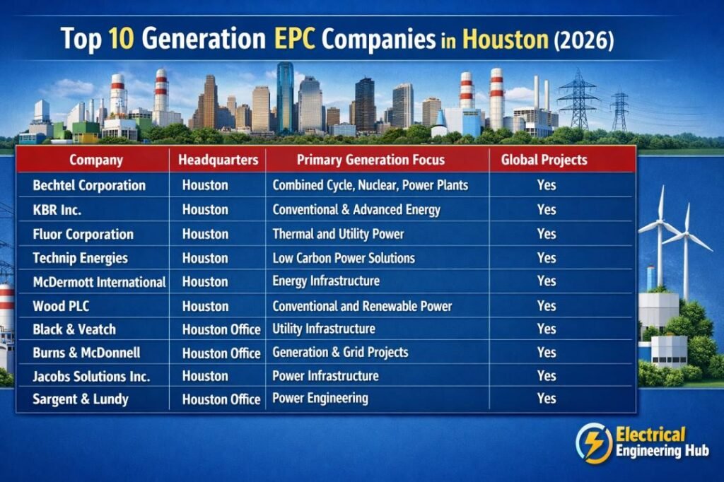 Top 10 Generation EPC Companies in Houston (2026)