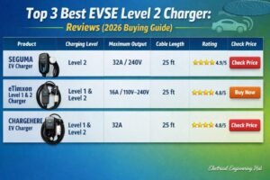 Top 3 Best EVSE Level 2 Charger Reviews (2026 Buying Guide)