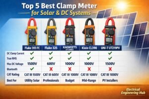 Top 5 Best Clamp Meter for Solar & DC Systems