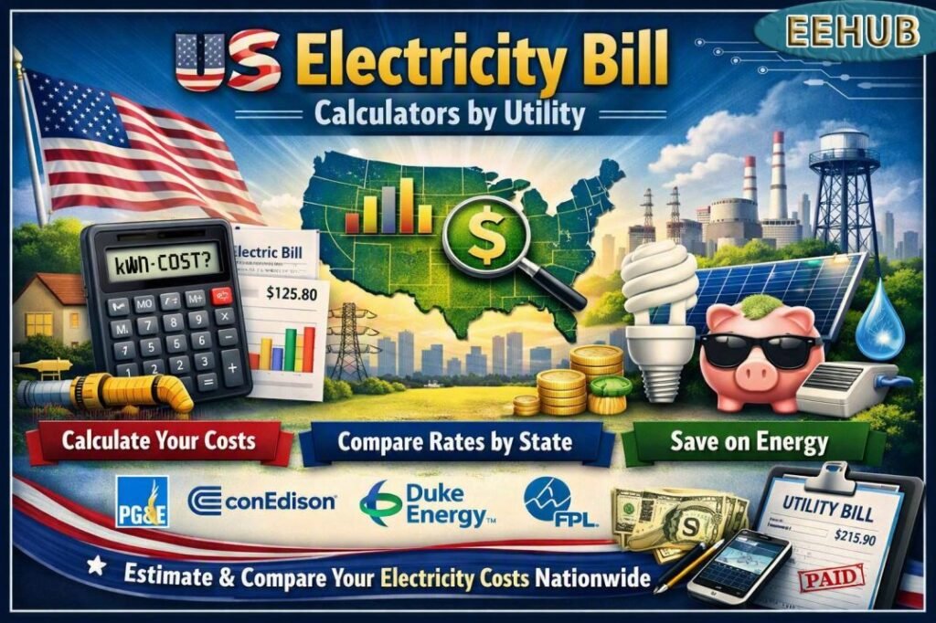 US Electricity Bill Calculators by Utility​