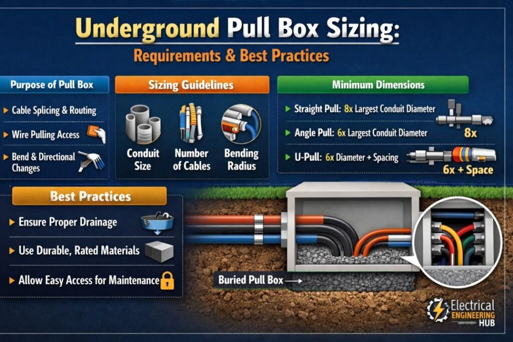 Underground Pull Box Sizing Requirements & Best Practices