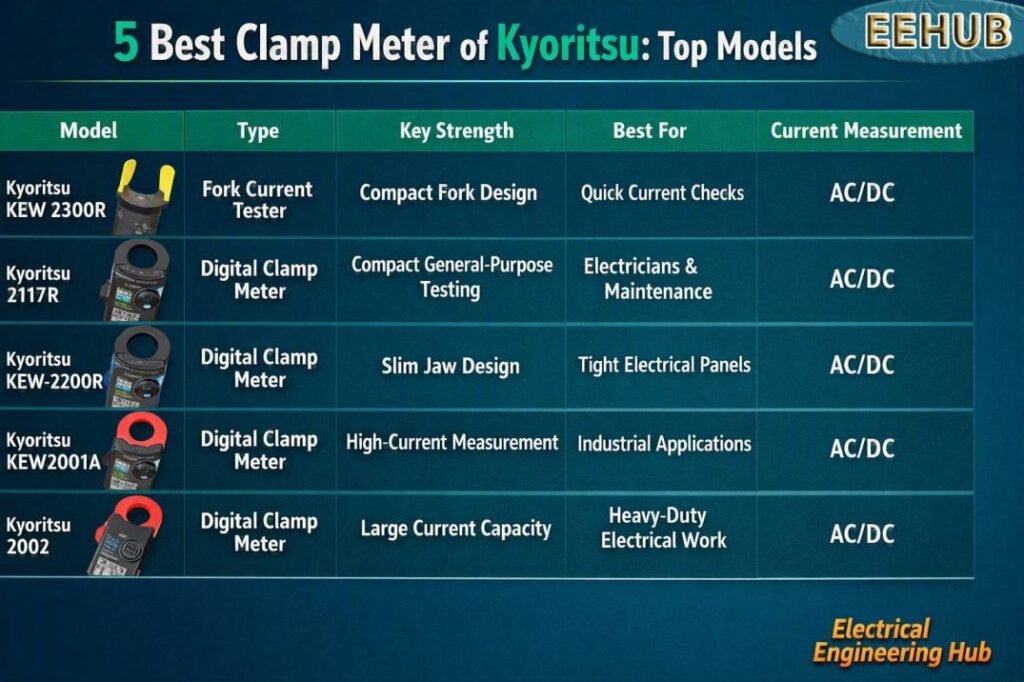 5 Best Clamp Meter of Kyoritsu: Top Models 1 5 Best Clamp Meter of Kyoritsu Top Models