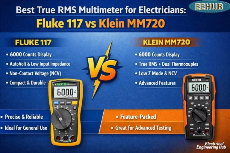 Best True RMS Multimeter for Electricians: Fluke 117 vs Klein MM720 2 Best True RMS Multimeter for Electricians Fluke 117 vs Klein MM720