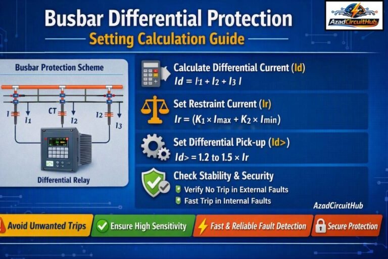 Busbar Differential Protection Setting Calculation Guide