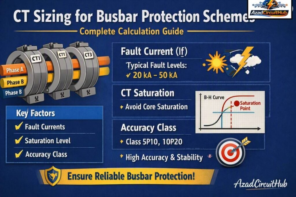 CT Sizing for Busbar Protection Schemes Complete Calculation Guide