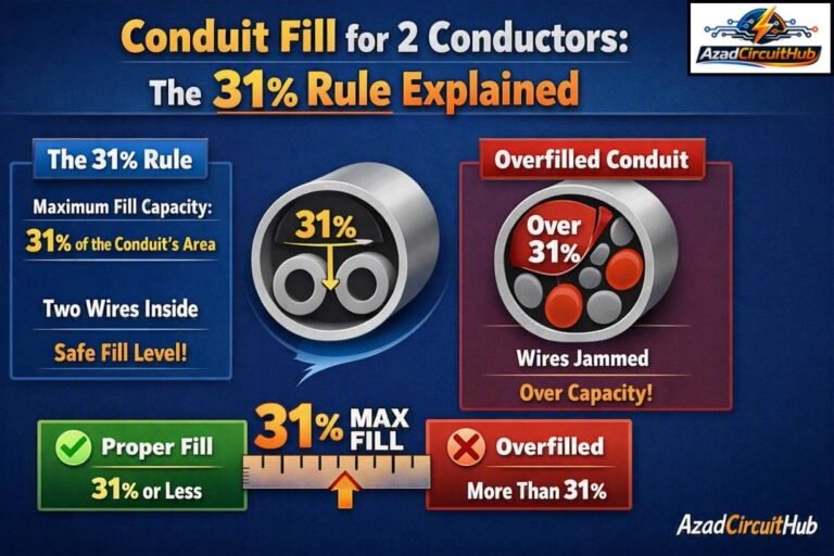 Conduit Fill for 2 Conductors The 31% Rule Explained