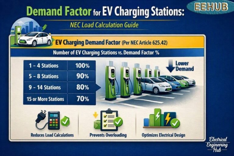 Demand Factor for EV Charging Stations NEC Load Calculation Guide