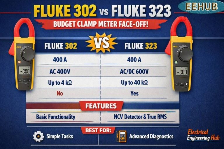 Fluke 302 vs Fluke 323: Budget Clamp Meter Face-Off 1 Fluke 302 vs Fluke 323 Budget Clamp Meter Face-Off