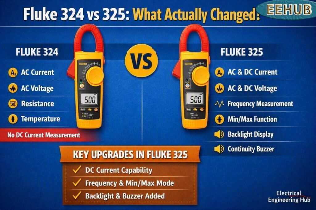 Fluke 324 vs 325 What Actually Changed