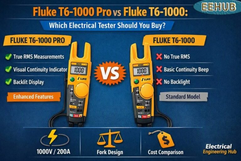 Fluke T6-1000 Pro vs Fluke T6-1000 Which Electrical Tester Should You Buy