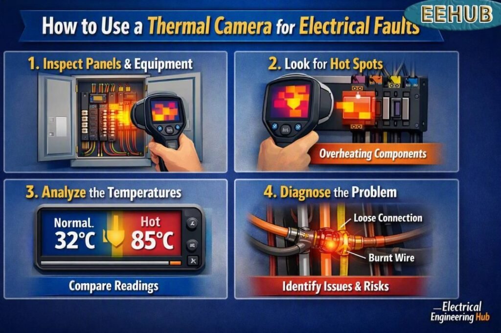 How to Use a Thermal Camera for Electrical Faults