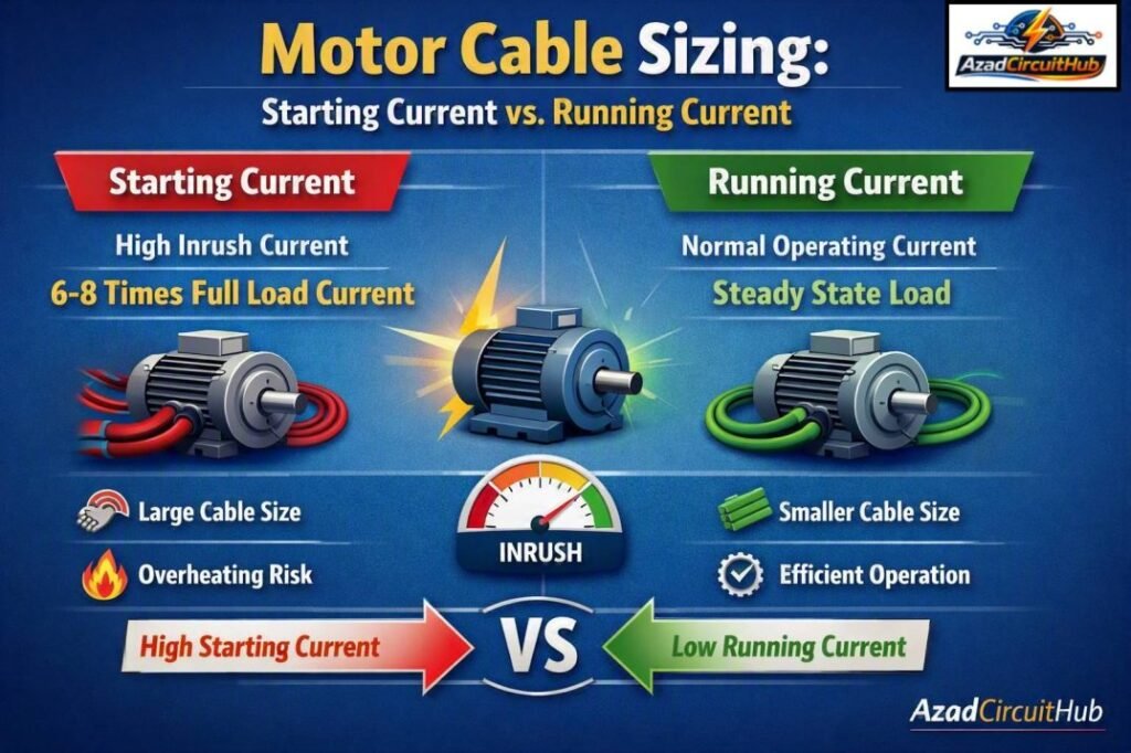 Motor Cable Sizing: Starting Current vs. Running Current 1 Motor Cable Sizing Starting Current vs. Running Current