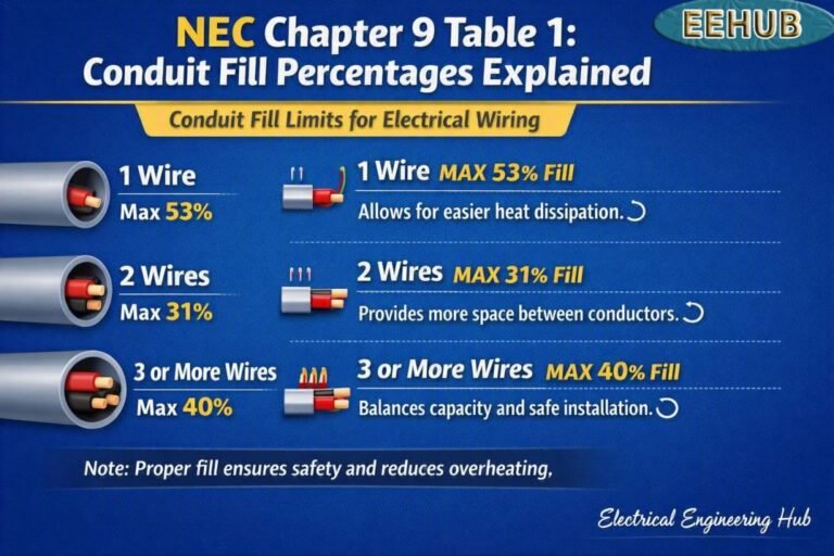 NEC Chapter 9 Table 1 Conduit Fill Percentages Explained
