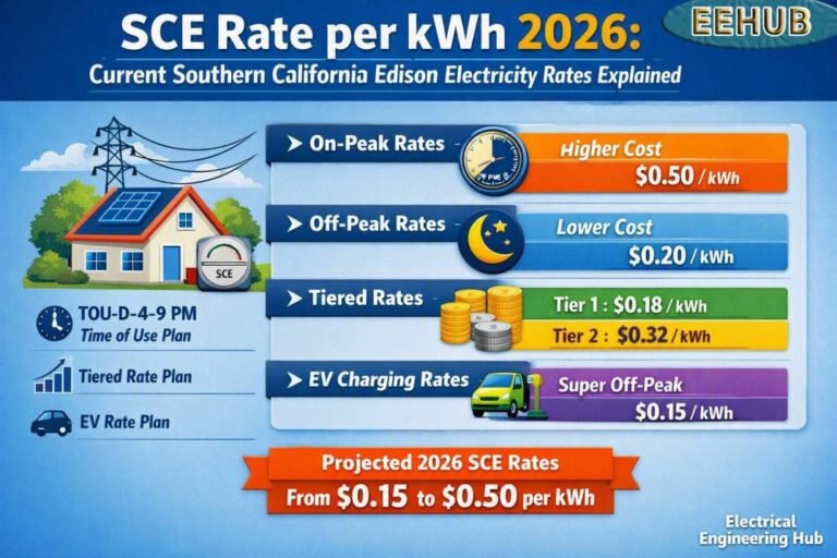 SCE Rate per kWh 2026: Current Southern California Edison Electricity Rates Explained 9 SCE Rate per kWh 2026 Current Southern California Edison Electricity Rates Explained