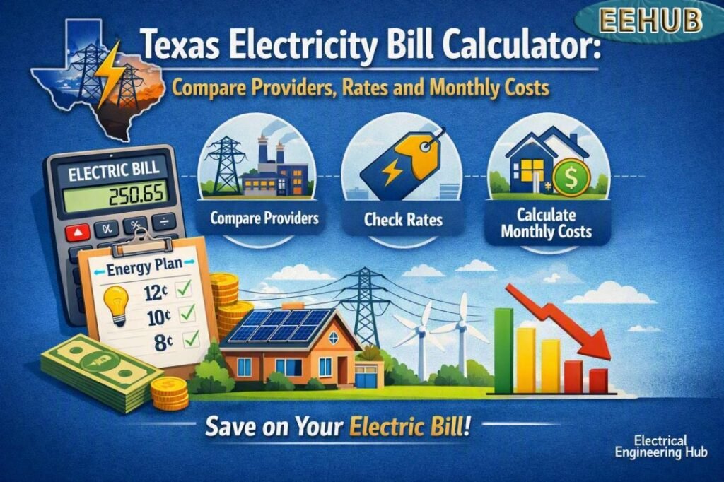 Texas Electricity Bill Calculator Compare Providers, Rates and Monthly Costs