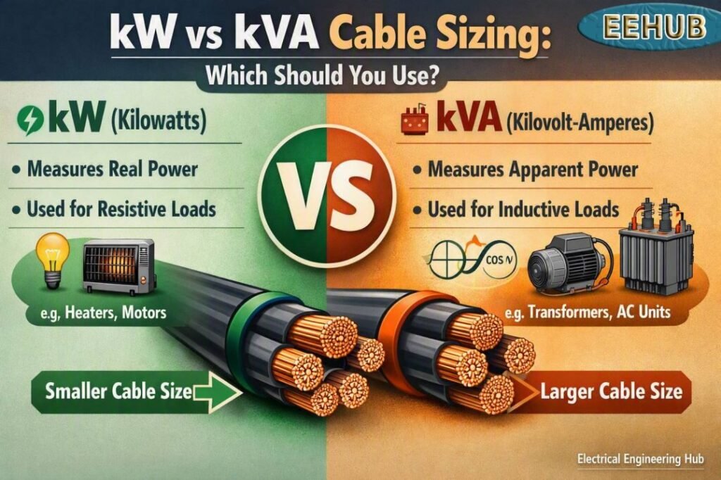 kW vs kVA Cable Sizing Which Should You Use