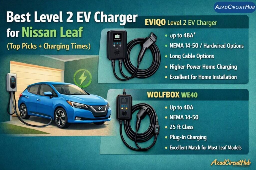 Best Level 2 EV Charger for Nissan Leaf 