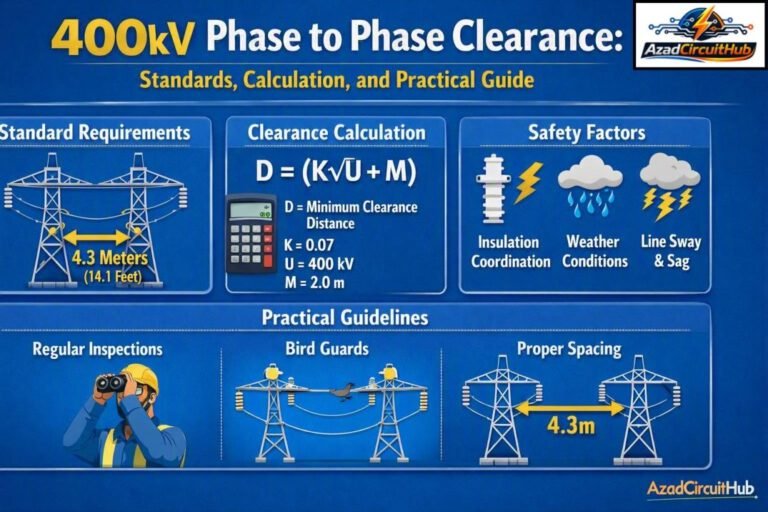 400kV Phase to Phase Clearance Standards, Calculation, and Practical Guide