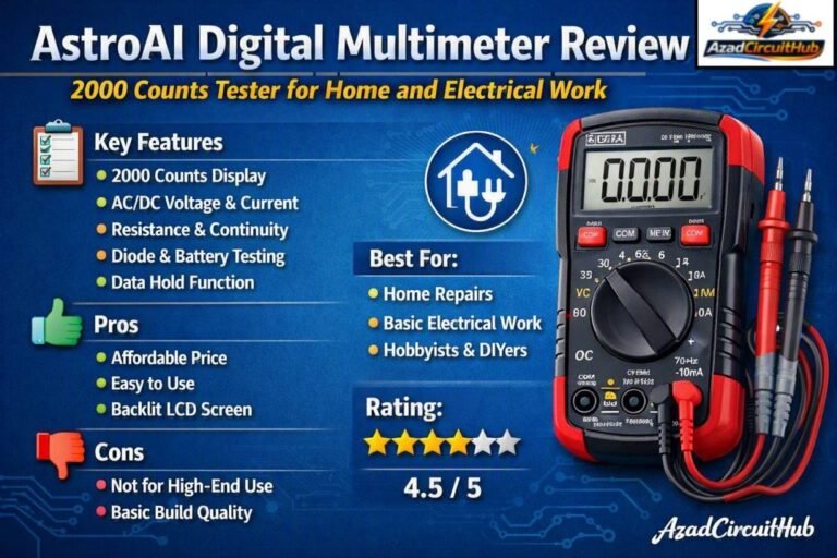 AstroAI Digital Multimeter Review: 2000 Counts Tester for Home and Electrical Work 1 AstroAI Digital Multimeter Review 2000 Counts Tester for Home and Electrical Work