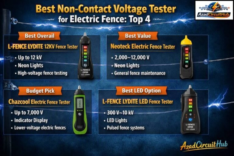 Best Non-Contact Voltage Tester for Electric Fence: Top 4 9 Best Non-Contact Voltage Tester for Electric Fence Top 4