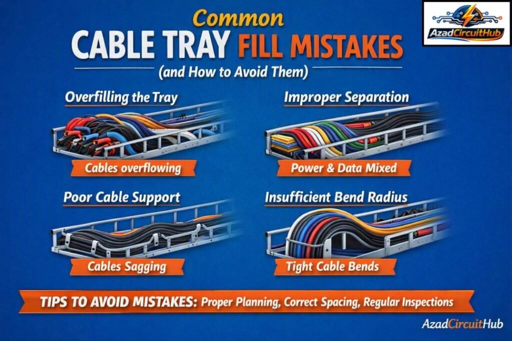 Common Cable Tray Fill Mistakes (and How to Avoid Them)